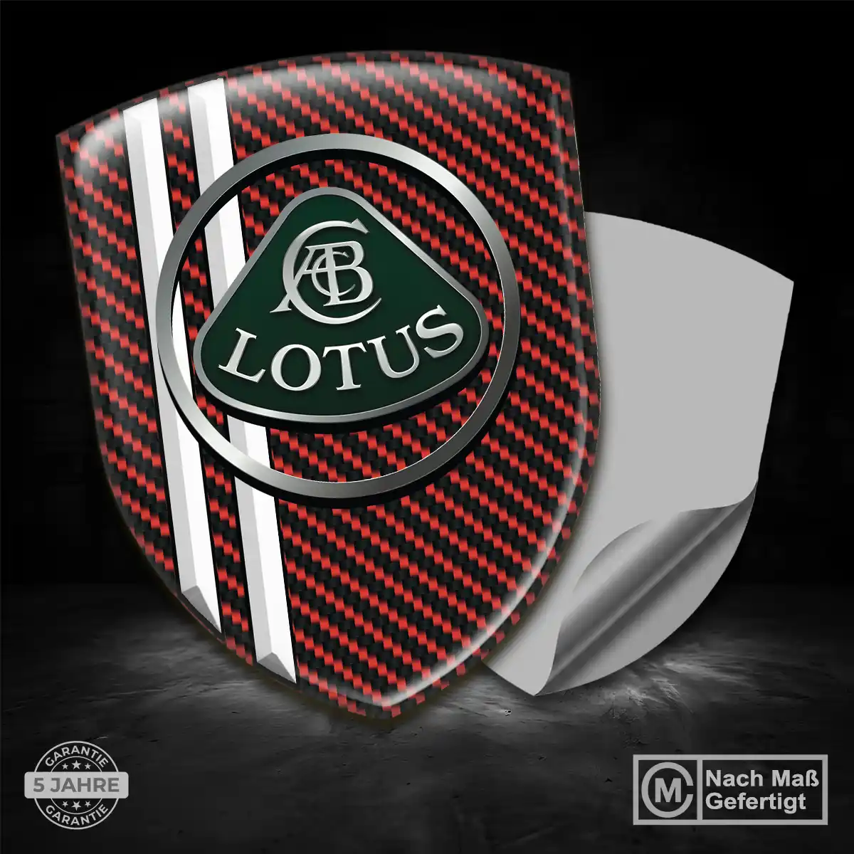 Lotus Aufkleber 3D Gel Emblem Auto Hochwertiges Harz