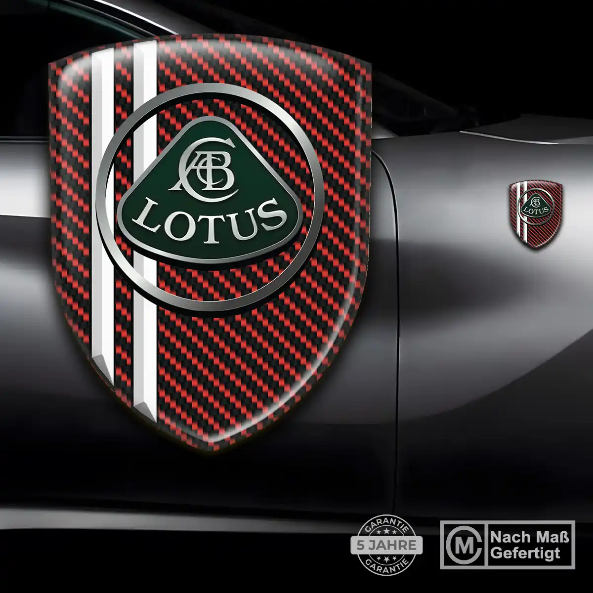 Lotus Aufkleber 3D Gel Emblem Auto Hochwertiges Harz
