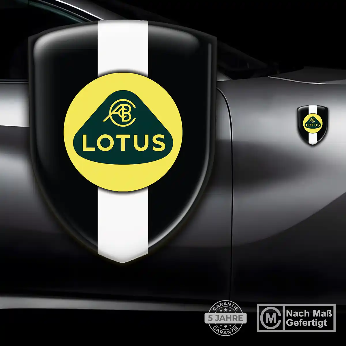 Lotus Aufkleber 3D Gel Emblem Auto Interieurdesign