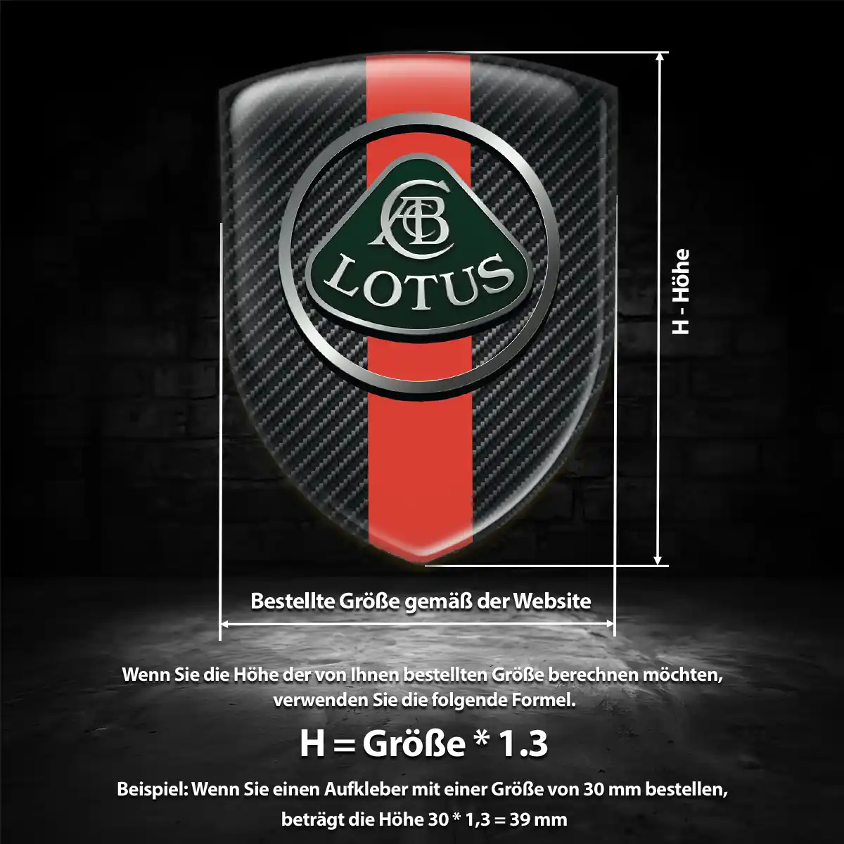 Lotus Aufkleber 3D Gel Emblem Auto Luxus-Edition