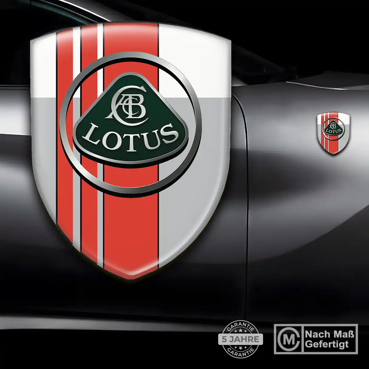 Lotus Aufkleber 3D Gel Emblem Auto Premium-Edition