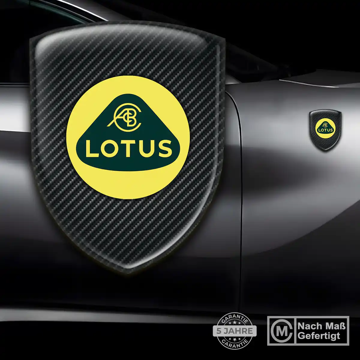 Lotus Aufkleber 3D Gel Emblem Elegantes Design