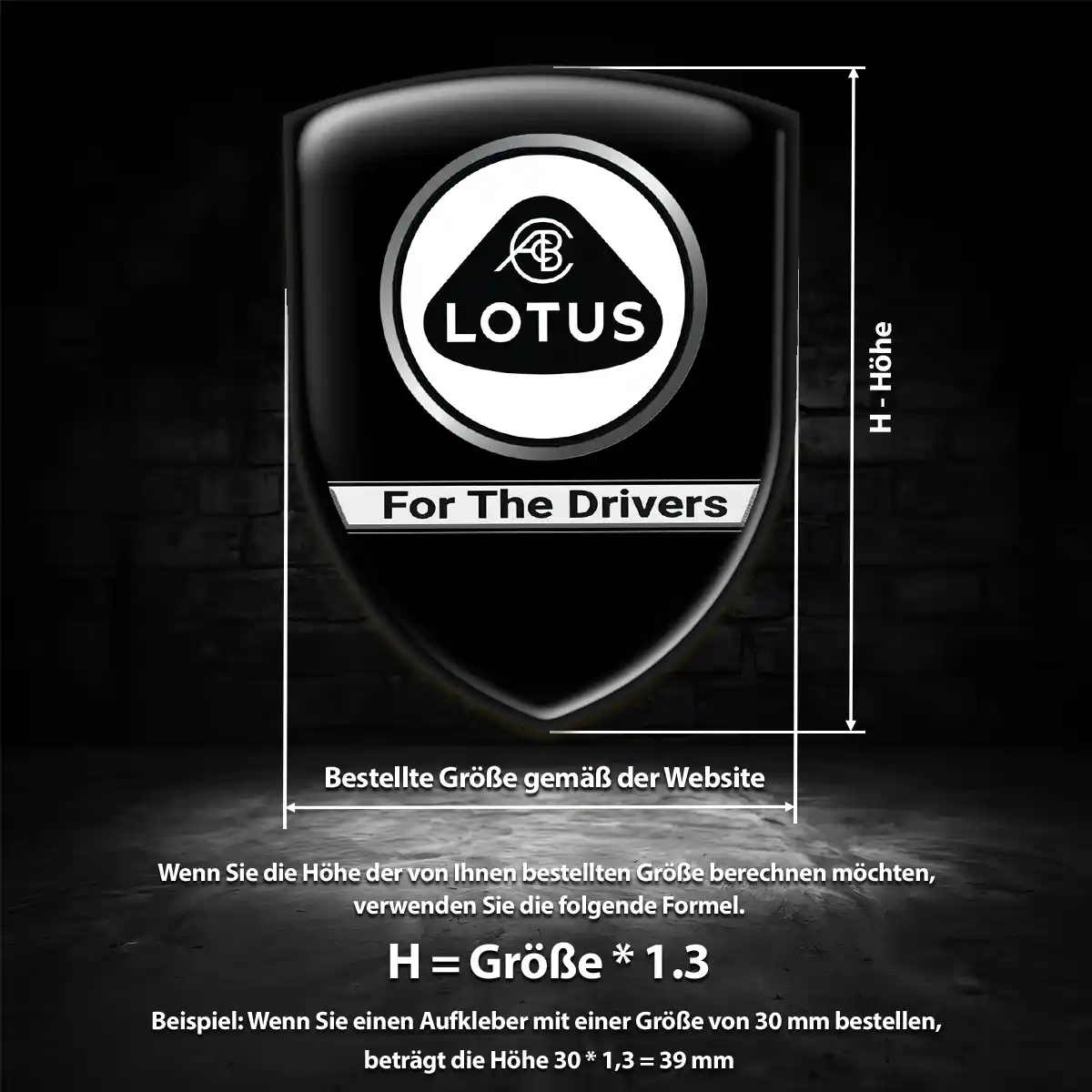 Lotus Aufkleber 3D Gel Emblem Exterieurdesign