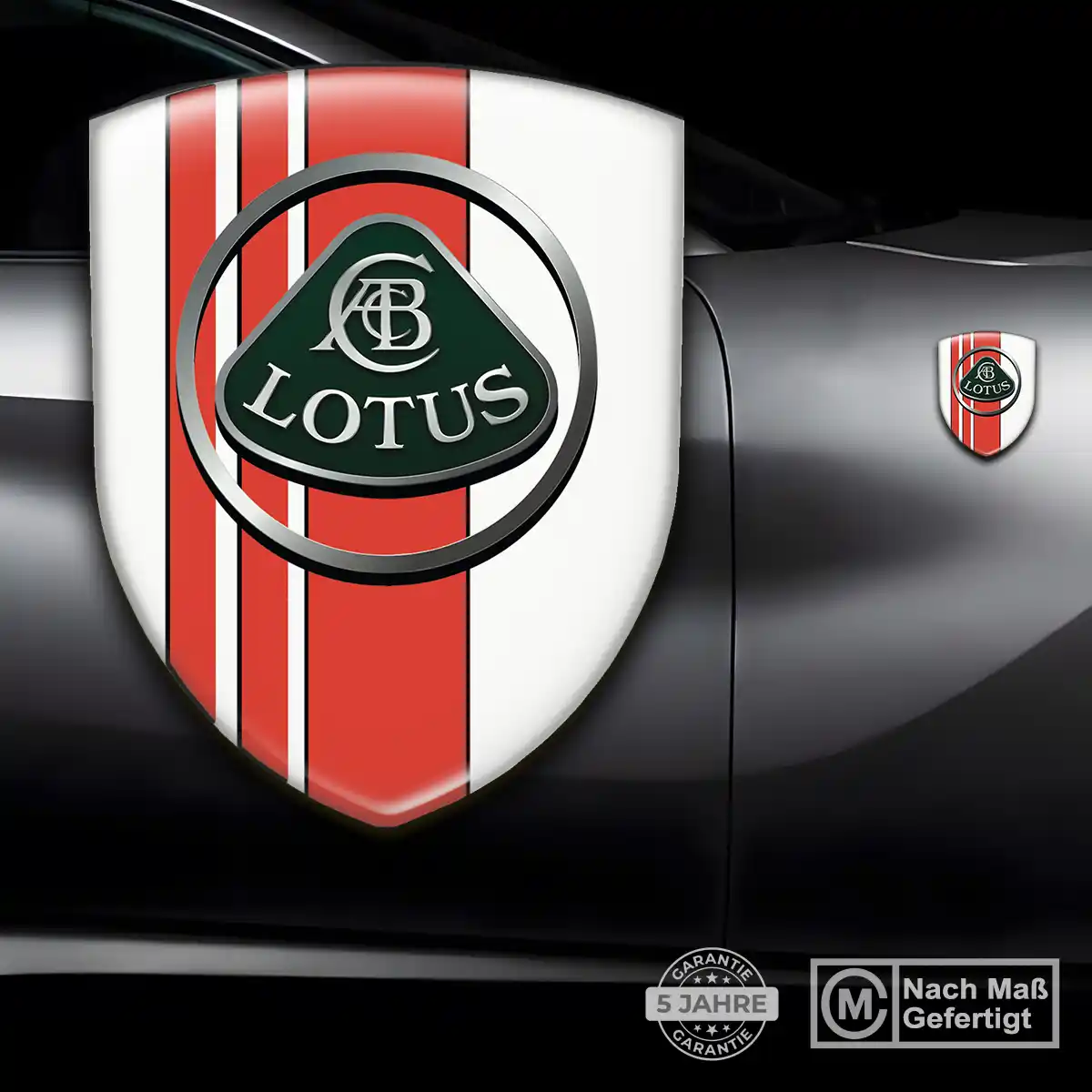 Lotus Aufkleber 3D Gel Emblem Hochwertiges Harz
