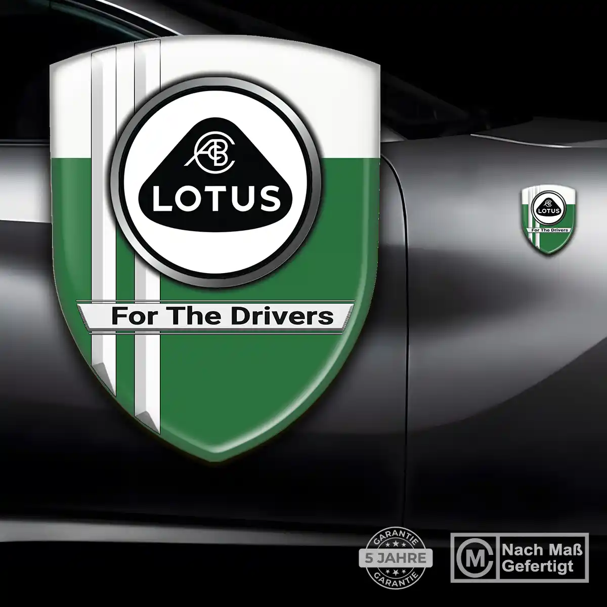 Lotus Aufkleber 3D Gel Emblem Modernes Design