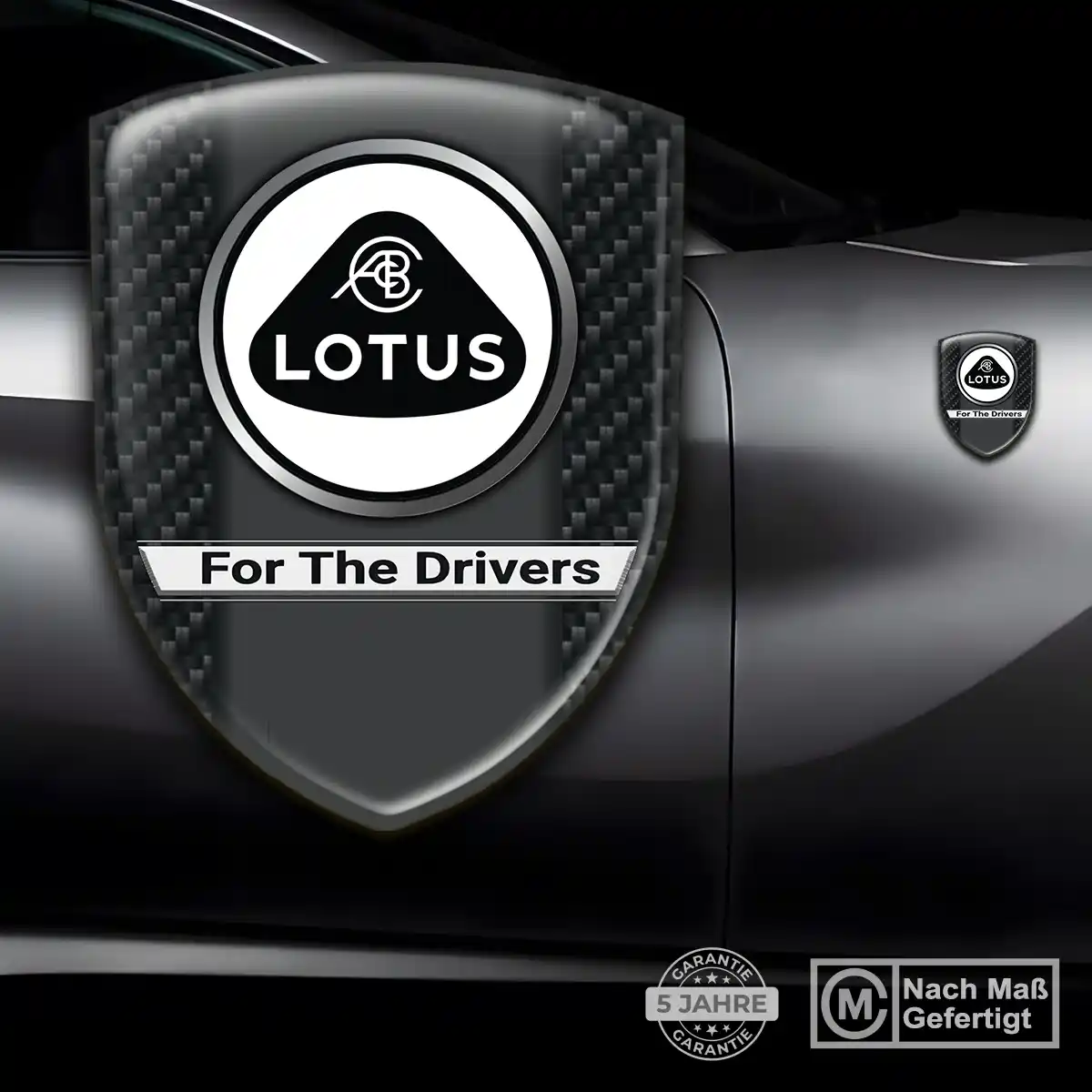 Lotus Aufkleber 3D Gel Emblem Stilvolles Design