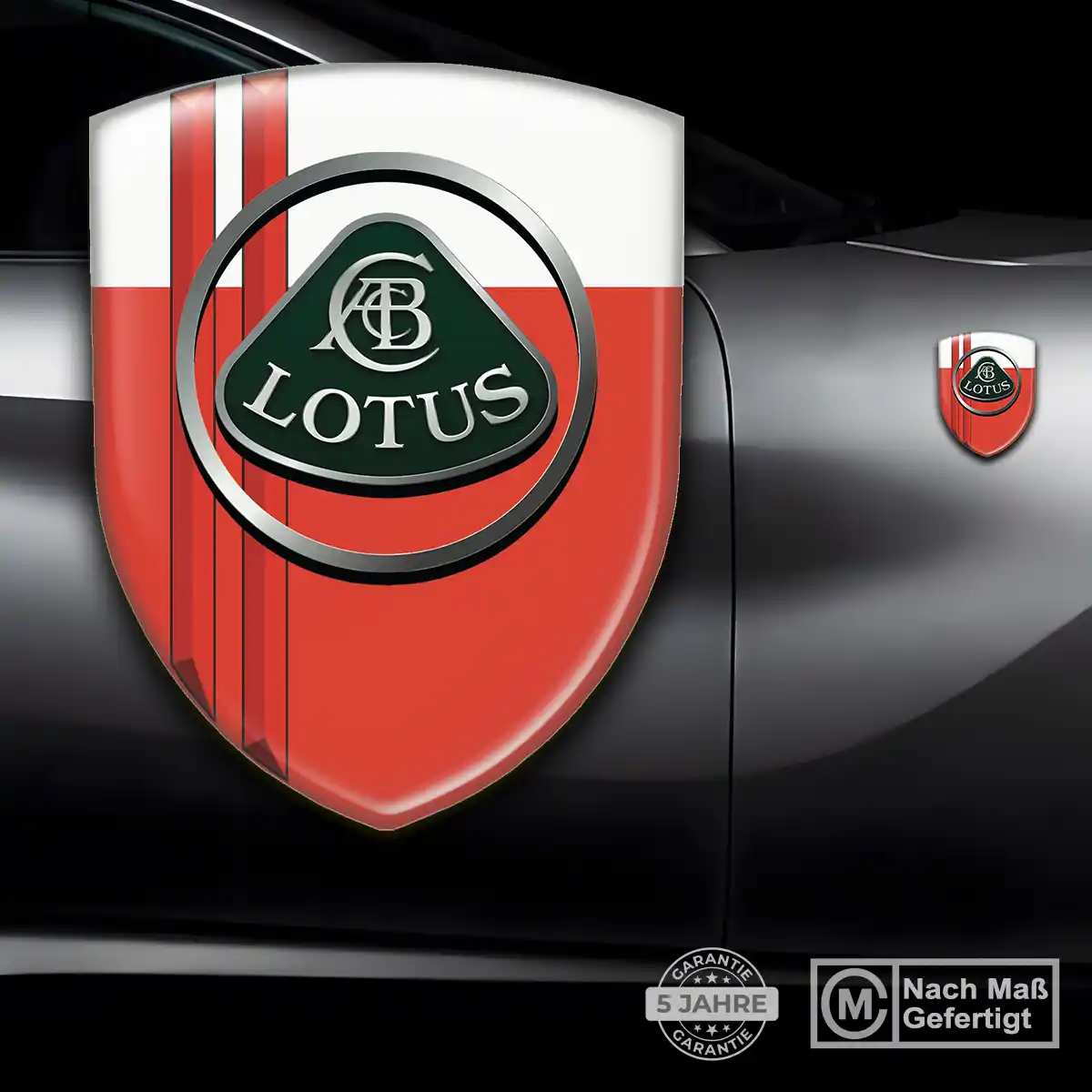 Lotus Aufkleber 3D Gel Embleme Anspruchsvolles Design