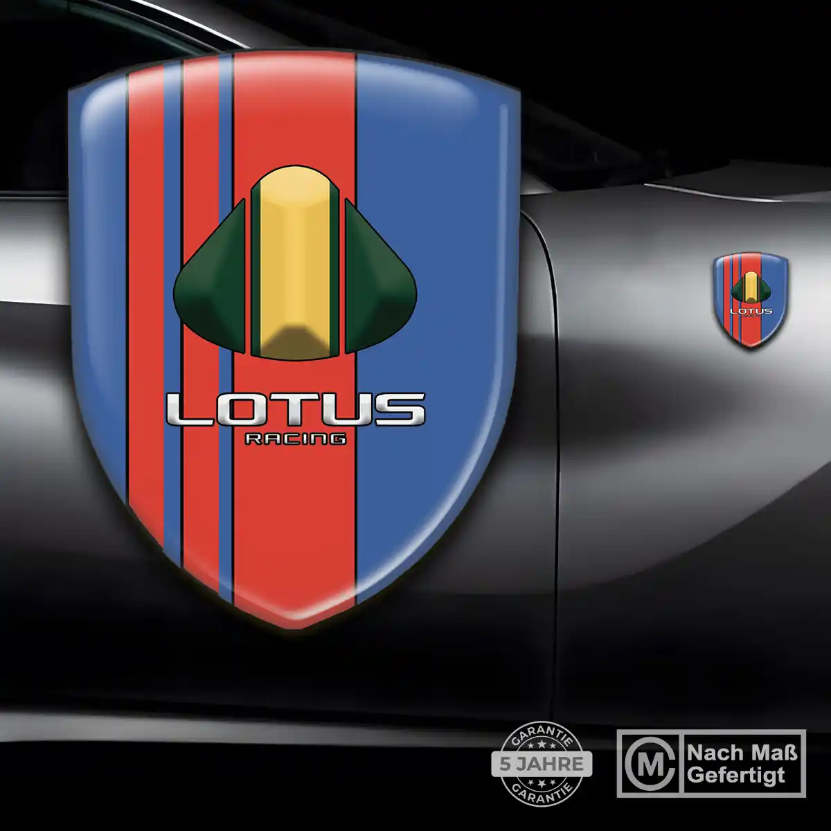 Lotus Aufkleber 3D Gel Embleme Ausdrucksstarkes Design