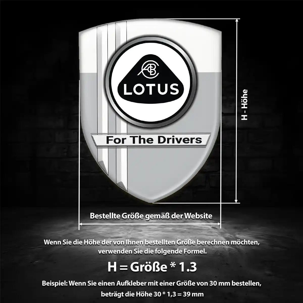 Lotus Aufkleber 3D Gel Embleme Auto Elegantes Design