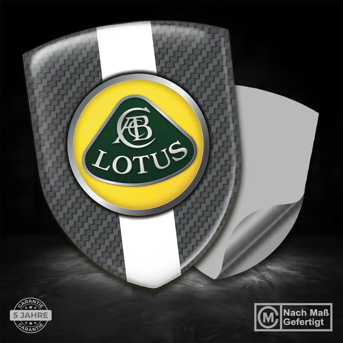 Lotus Aufkleber 3D Gel Embleme Auto Interieurdesign