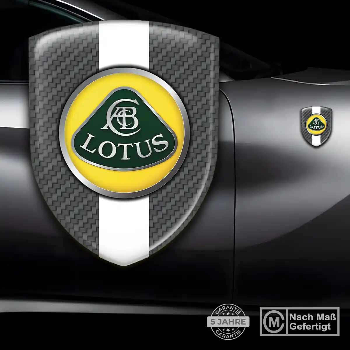 Lotus Aufkleber 3D Gel Embleme Auto Interieurdesign