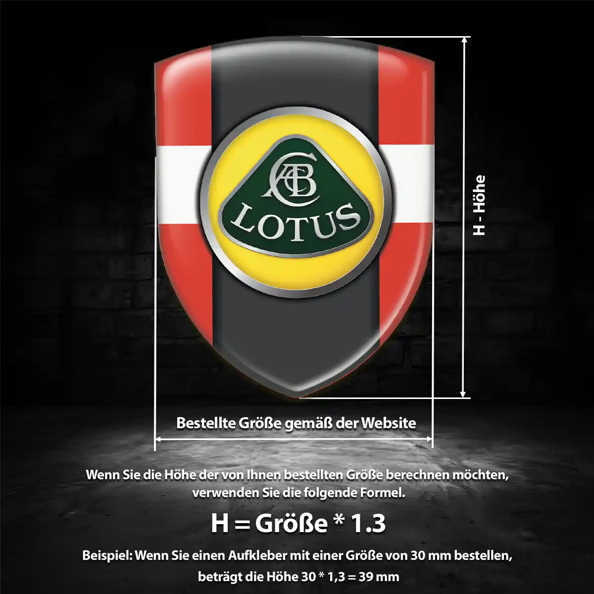 Lotus Aufkleber 3D Gel Embleme Auto Limitierte Auflage