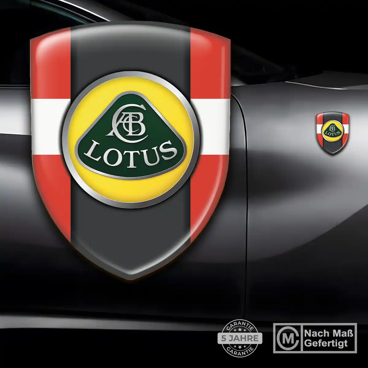 Lotus Aufkleber 3D Gel Embleme Auto Limitierte Auflage
