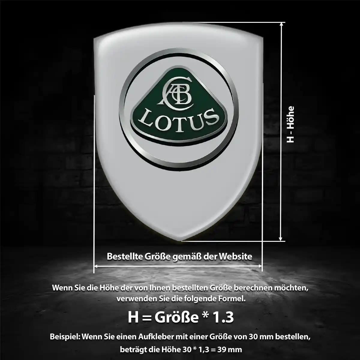 Lotus Aufkleber 3D Gel Embleme Auto Luxus-Edition