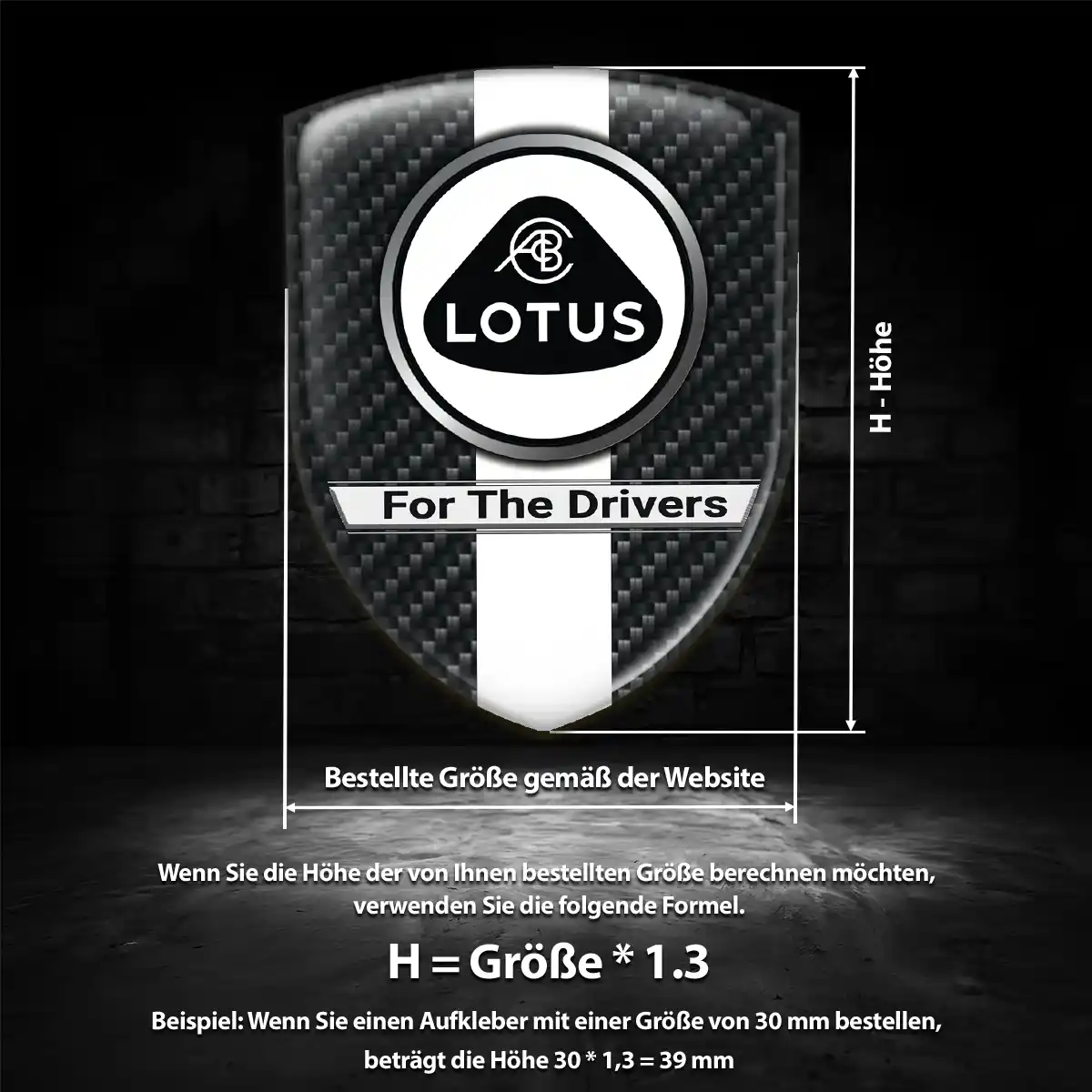 Lotus Aufkleber 3D Gel Embleme Auto Premium-Edition