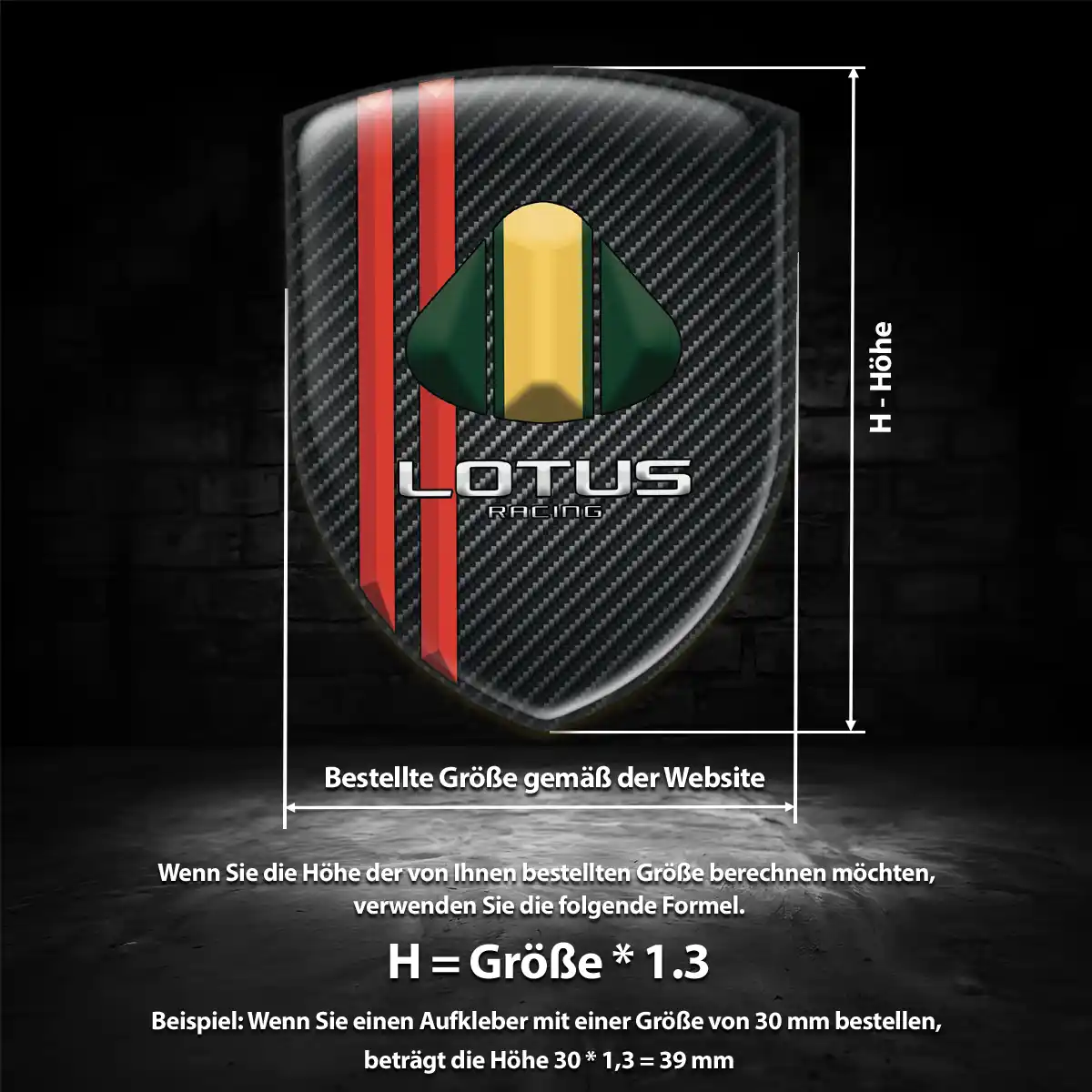 Lotus Aufkleber 3D Gel Embleme Auto Stilvolles Design