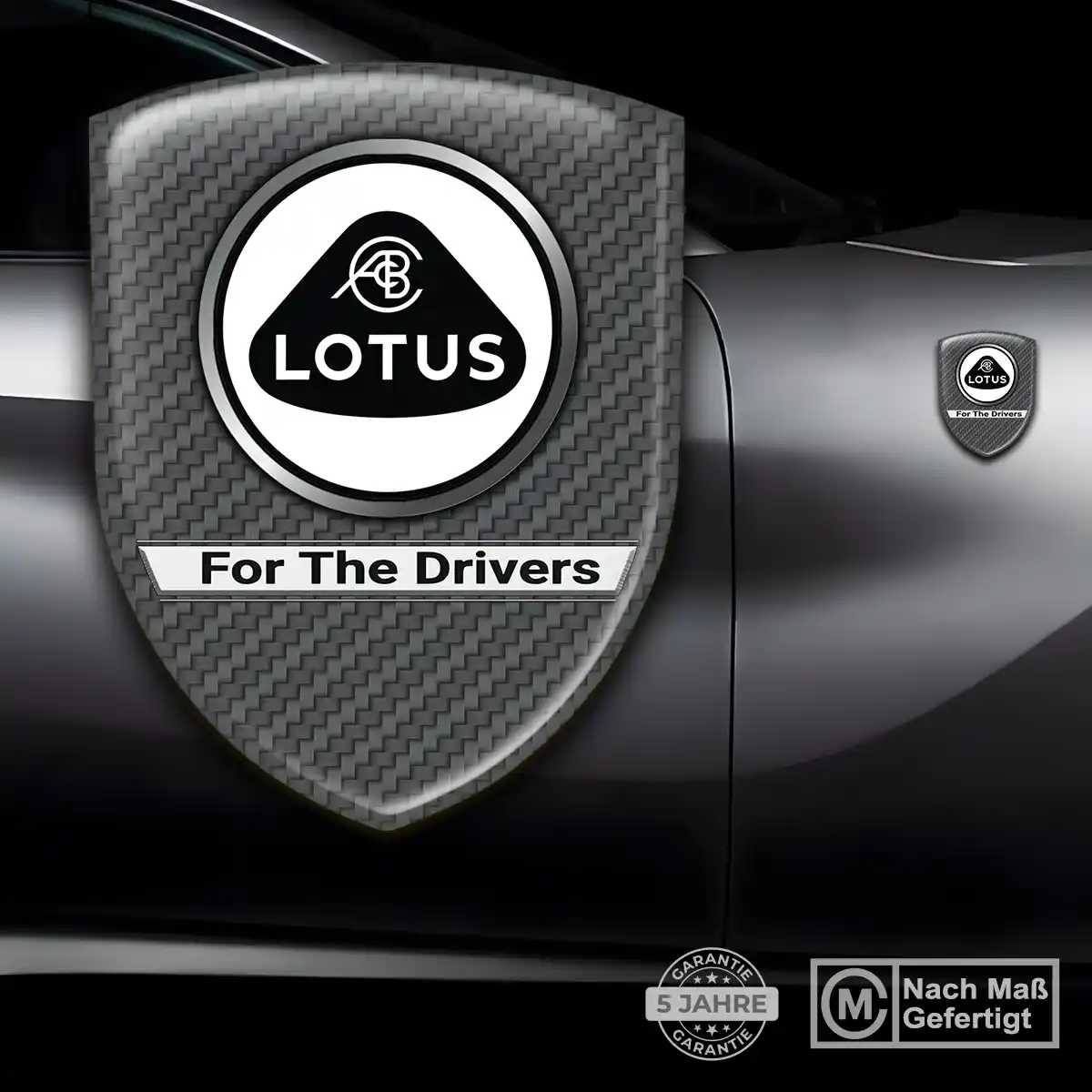 Lotus Aufkleber 3D Gel Embleme Edles Design