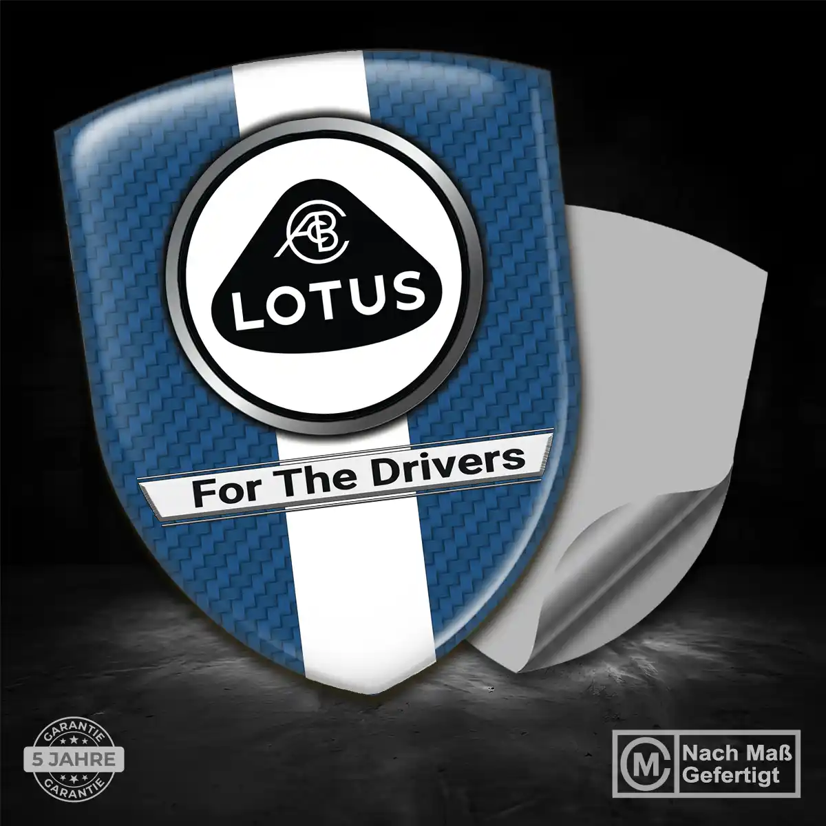Lotus Aufkleber 3D Gel Embleme Hochwertiges Harz
