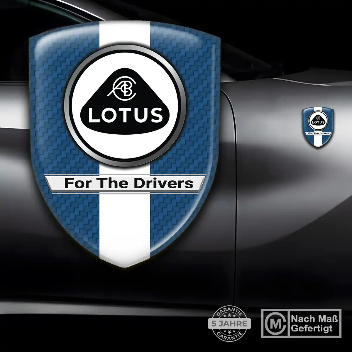 Lotus Aufkleber 3D Gel Embleme Hochwertiges Harz