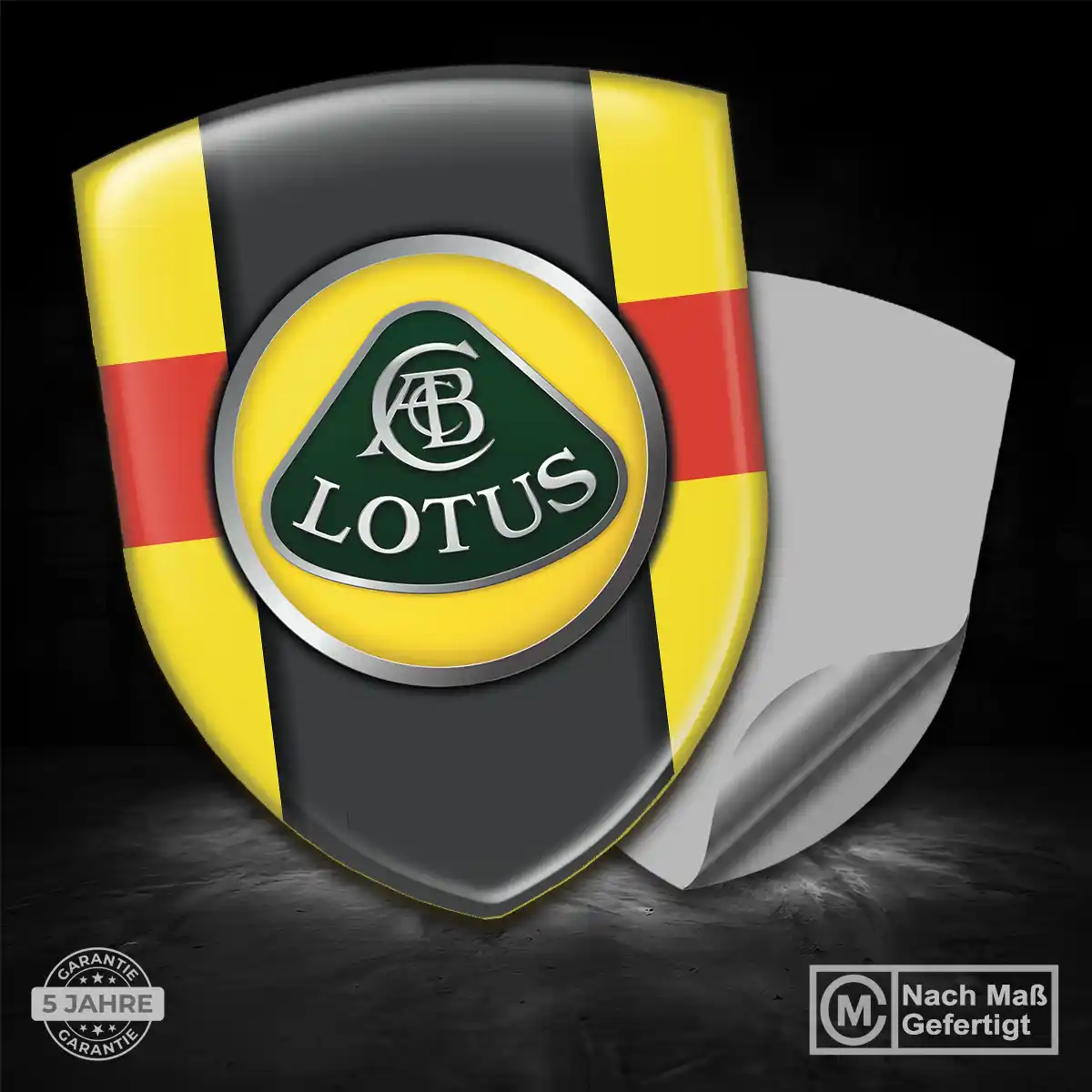 Lotus Aufkleber 3D Gel Embleme Luxus-Edition