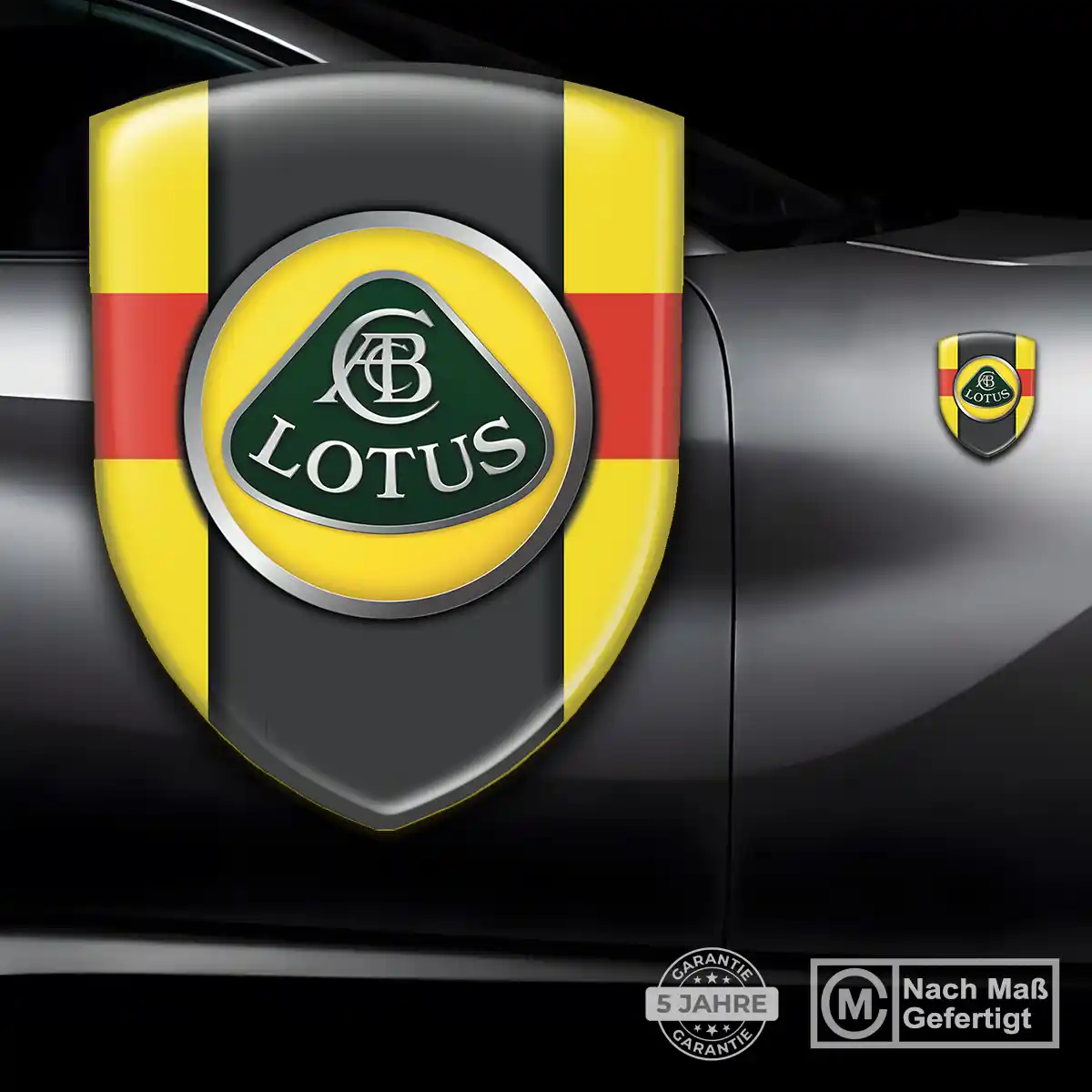 Lotus Aufkleber 3D Gel Embleme Luxus-Edition