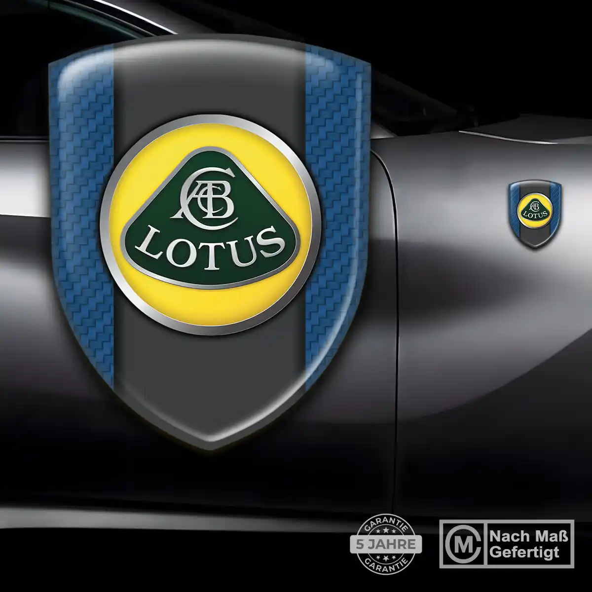 Lotus Aufkleber 3D Gel Embleme Markenedition