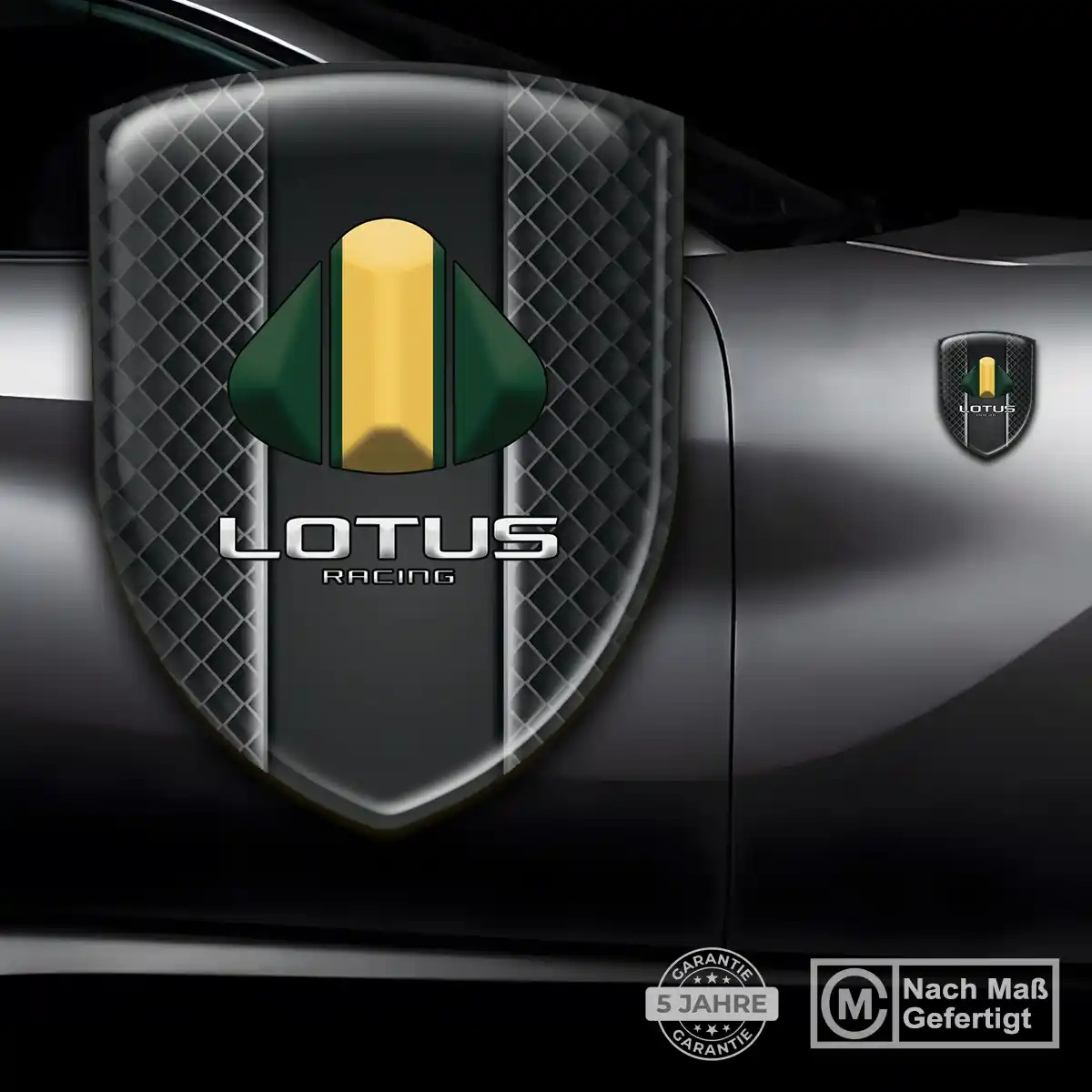 Lotus Aufkleber 3D Gel Embleme Modernes Design