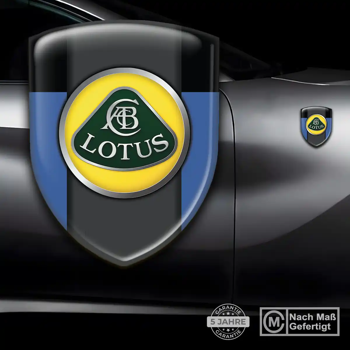 Lotus Aufkleber 3D Gel Silikon Anspruchsvolles Design