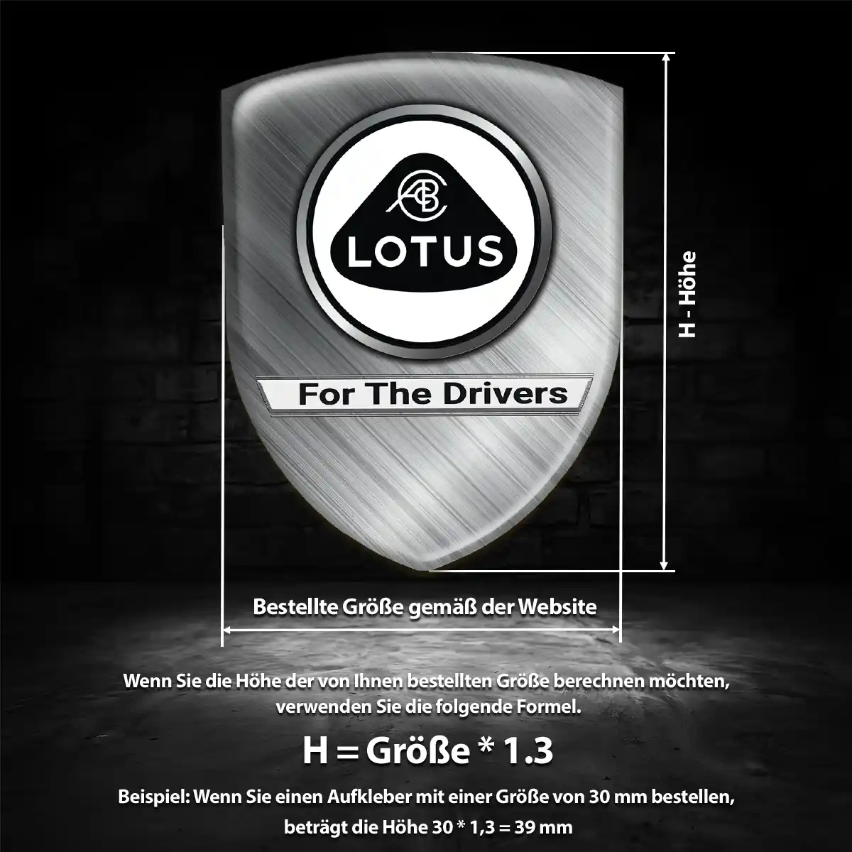 Lotus Aufkleber 3D Gel Silikon Ausdrucksstarkes Design