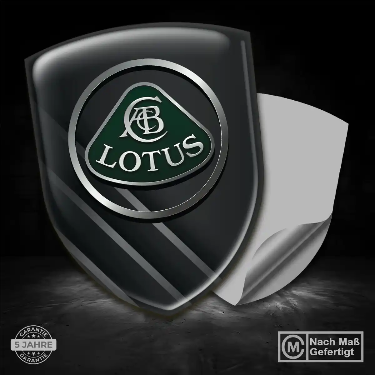 Lotus Aufkleber 3D Gel Silikon Auto Edles Design