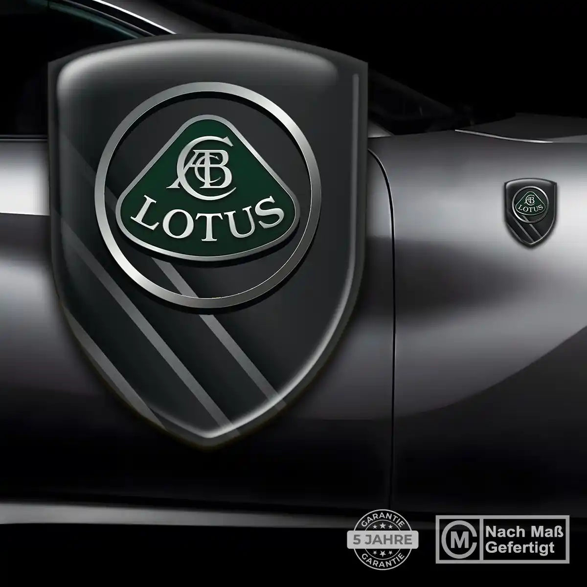 Lotus Aufkleber 3D Gel Silikon Auto Edles Design