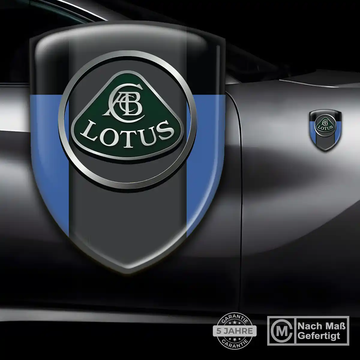 Lotus Aufkleber 3D Gel Silikon Auto Exterieurdesign