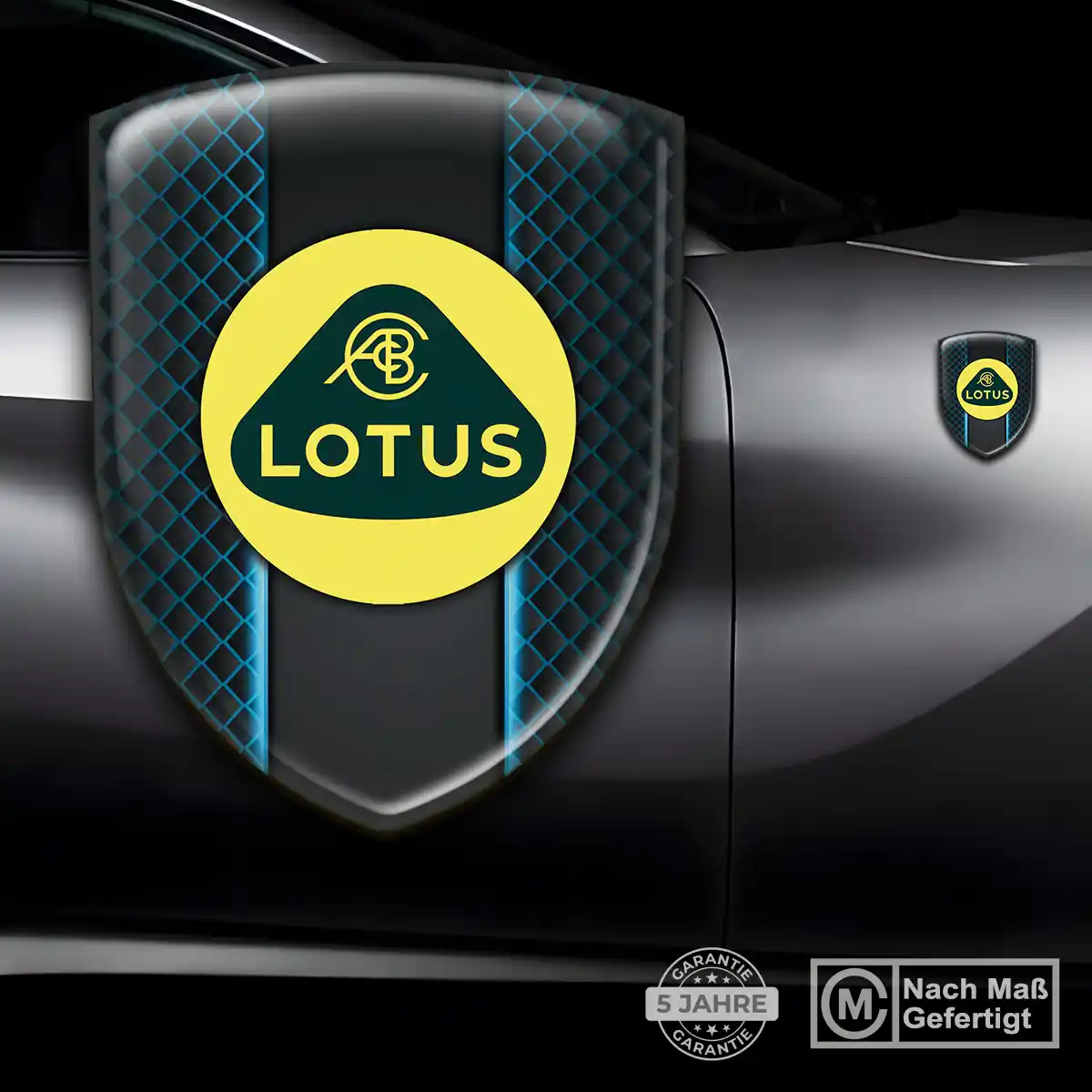 Lotus Aufkleber 3D Gel Silikon Auto Stilvolles Design
