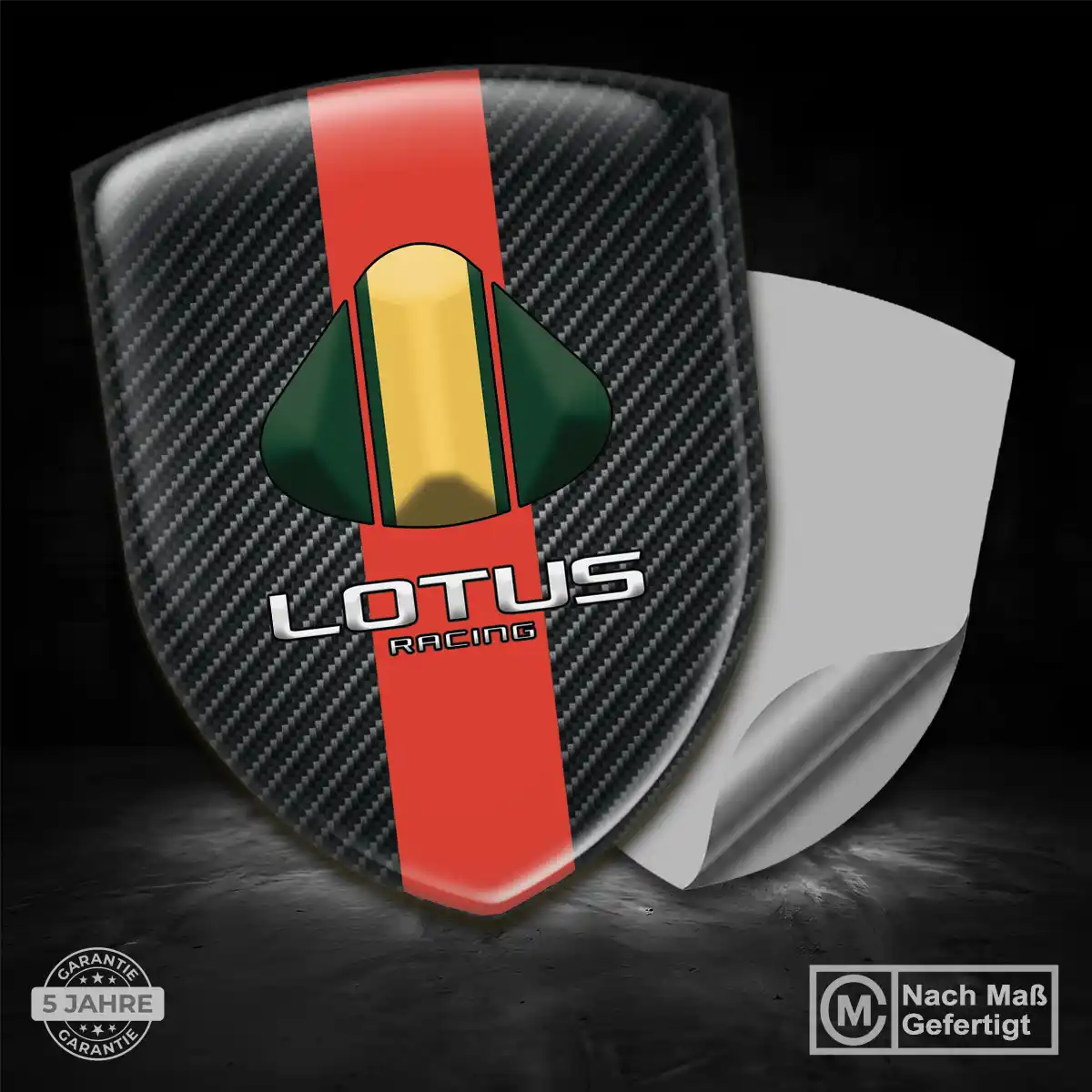 Lotus Aufkleber 3D Gel Silikon Auto Tuningfahrzeug