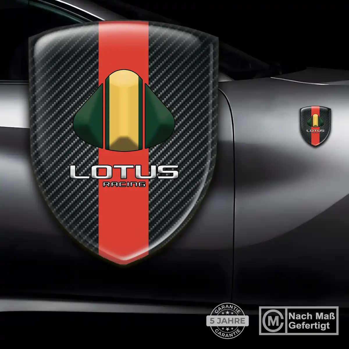 Lotus Aufkleber 3D Gel Silikon Auto Tuningfahrzeug