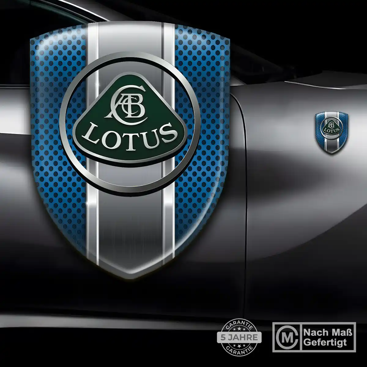 Lotus Aufkleber 3D Gel Silikon Edles Design