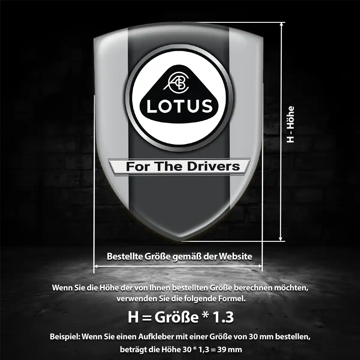 Lotus Aufkleber 3D Gel Silikon Hohe Qualität