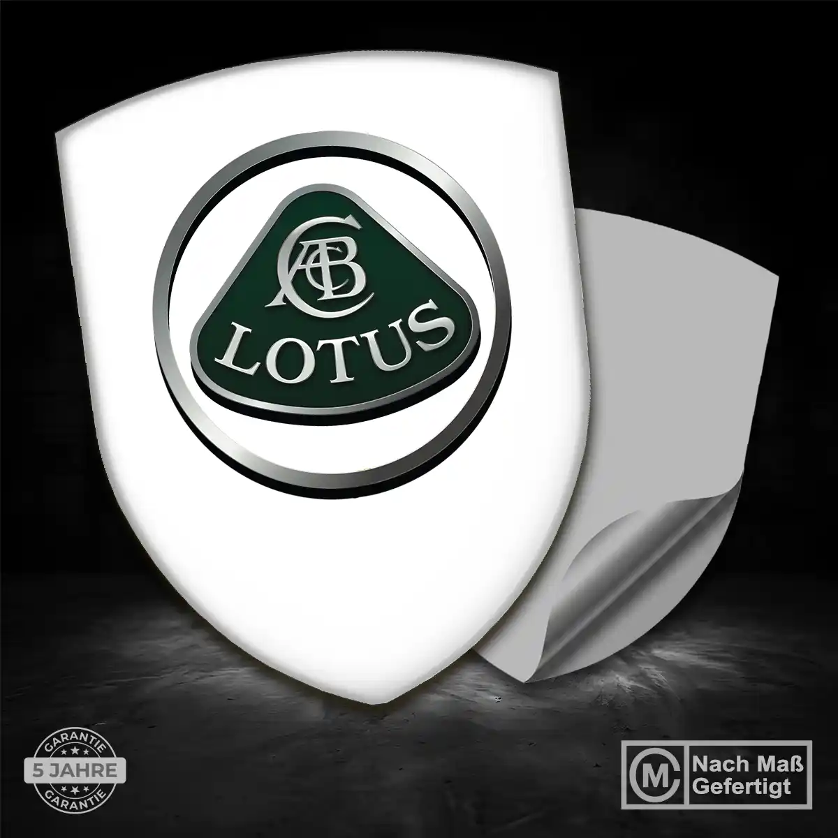 Lotus Aufkleber 3D Gel Silikon Modernes Design