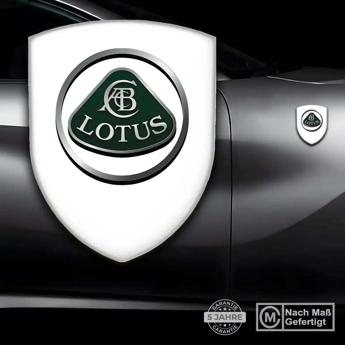 Lotus Aufkleber 3D Gel Silikon Modernes Design