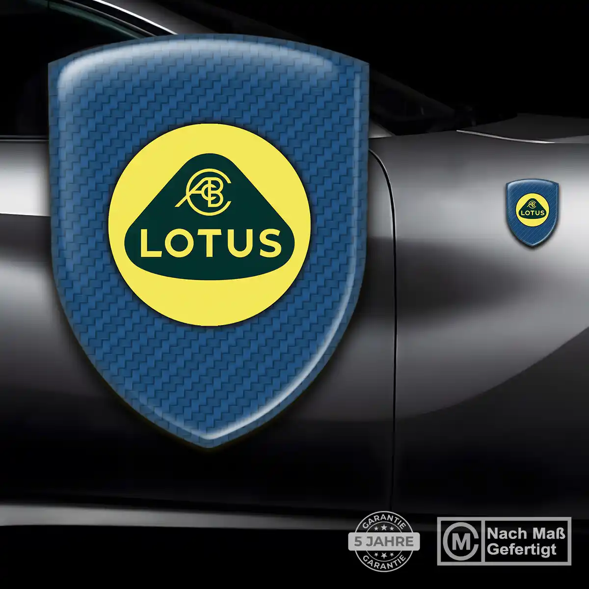 Lotus Aufkleber 3D Gel Silikon Premium-Edition