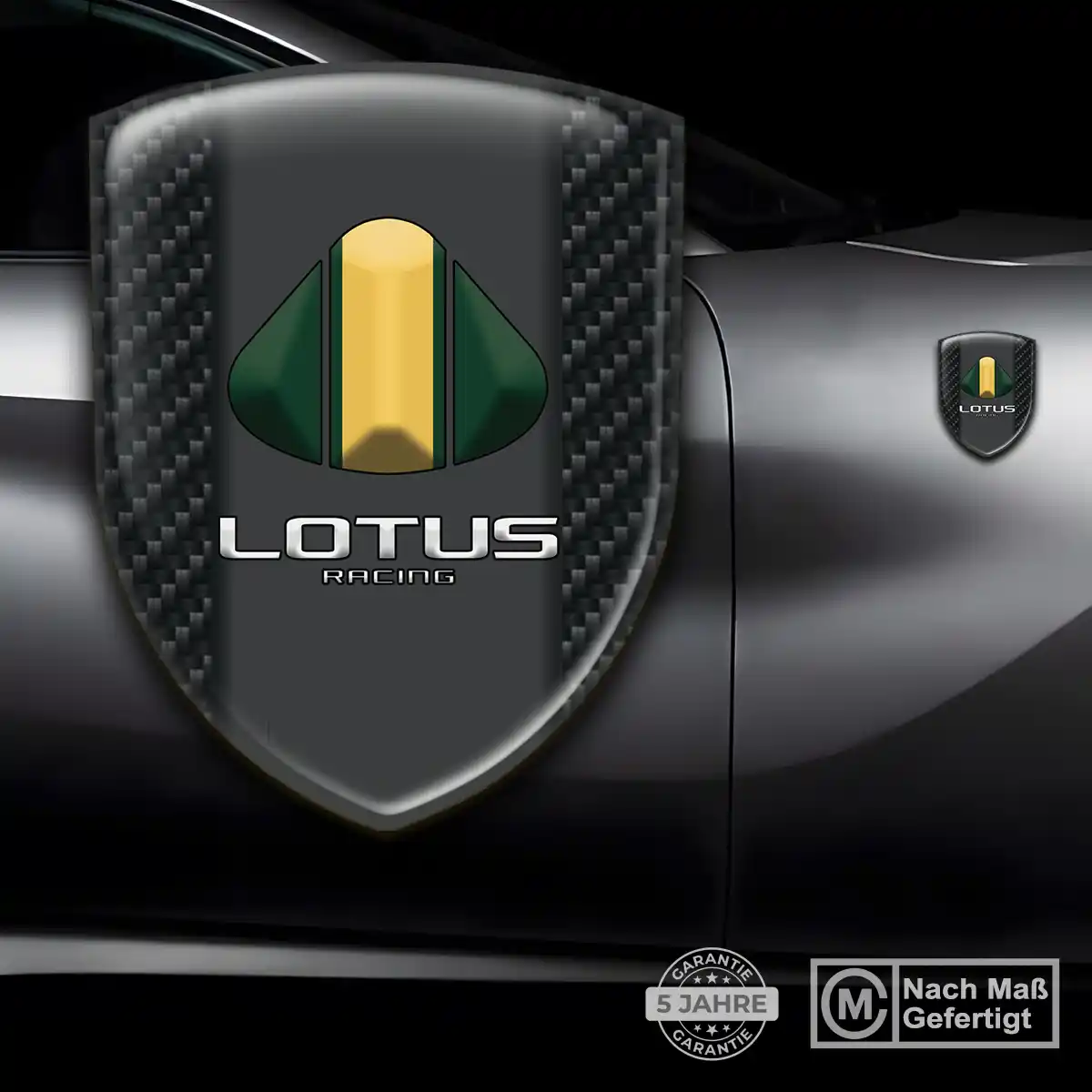 Lotus Aufkleber 3D Gel Wappen Anspruchsvolles Design