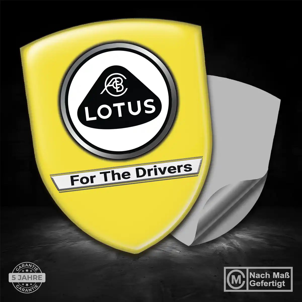 Lotus Aufkleber 3D Gel Wappen Auto Edles Design