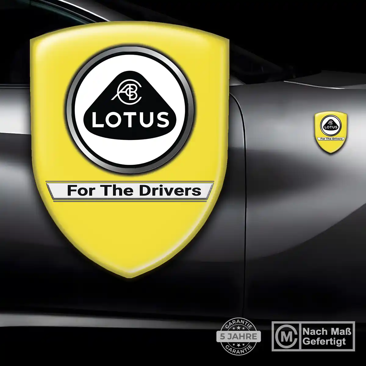Lotus Aufkleber 3D Gel Wappen Auto Edles Design