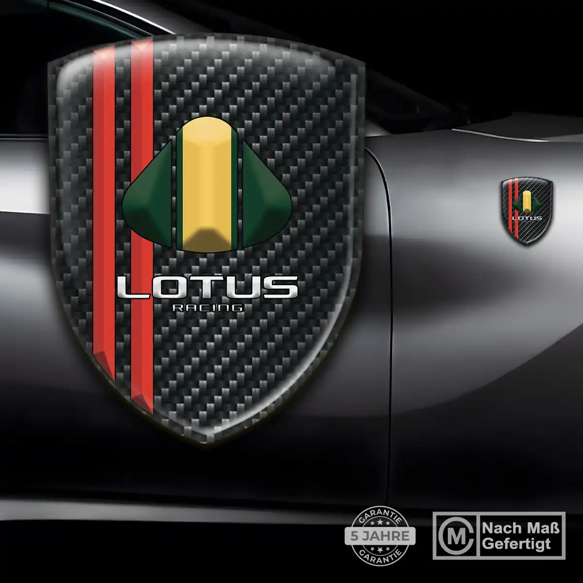 Lotus Aufkleber 3D Gel Wappen Auto Exterieurdesign