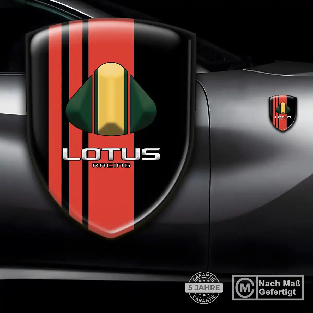 Lotus Aufkleber 3D Gel Wappen Auto Premiumqualität