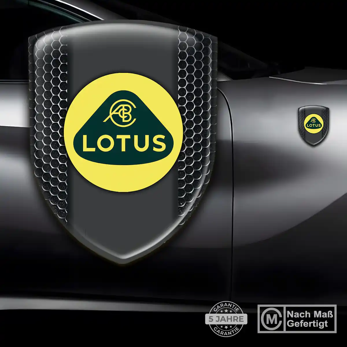 Lotus Aufkleber 3D Gel Wappen Auto Stilvolles Design