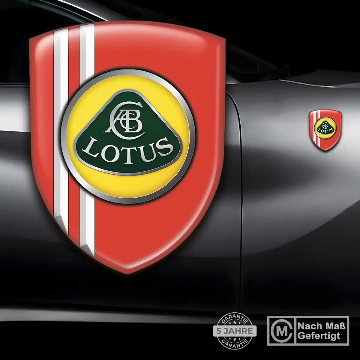 Lotus Aufkleber 3D Gel Wappen Erstklassige Qualität