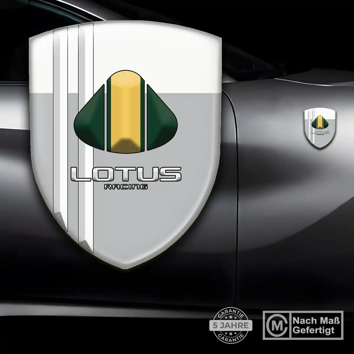 Lotus Aufkleber 3D Gel Wappen Hochwertiges Harz