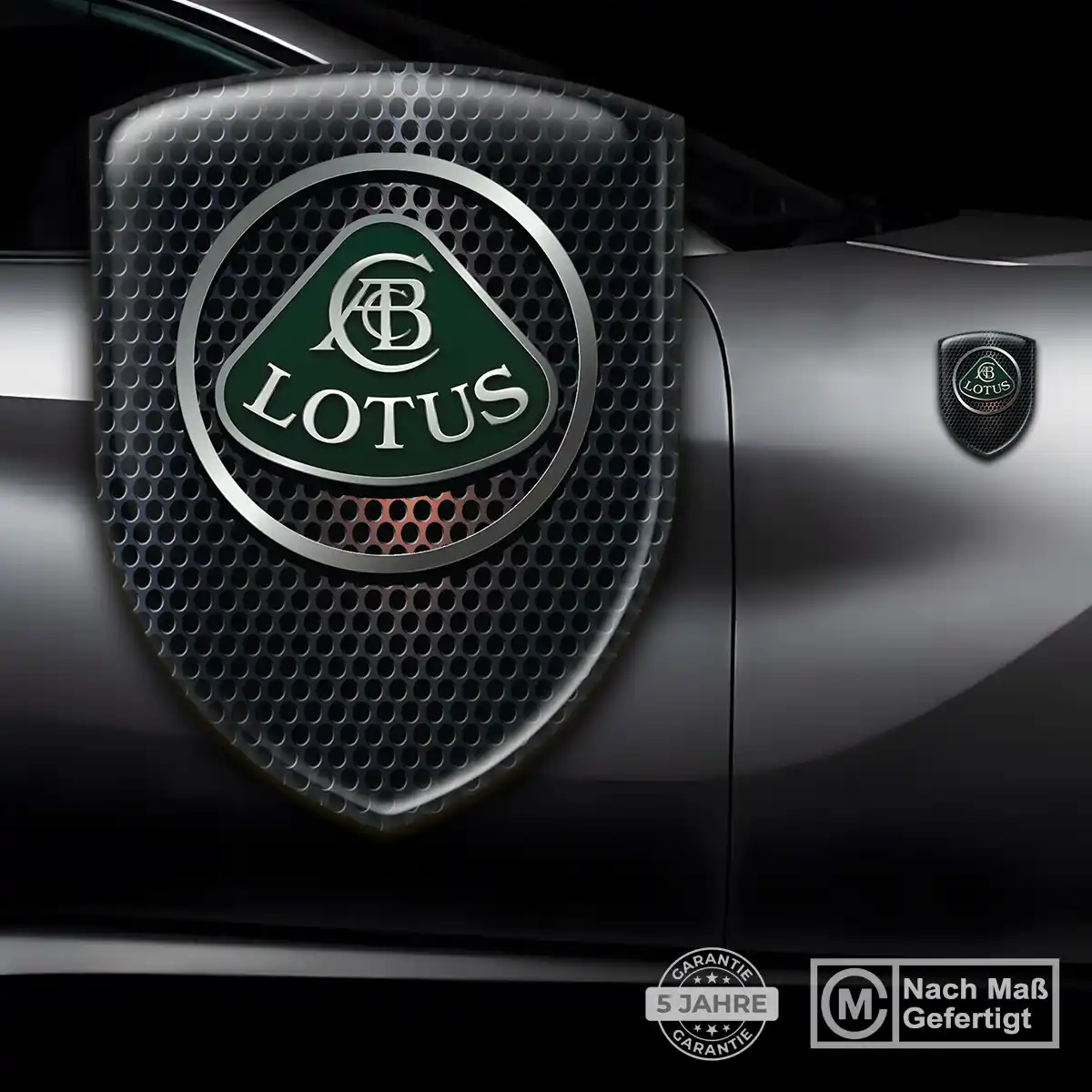 Lotus Aufkleber 3D Gel Wappen Stilvolles Design
