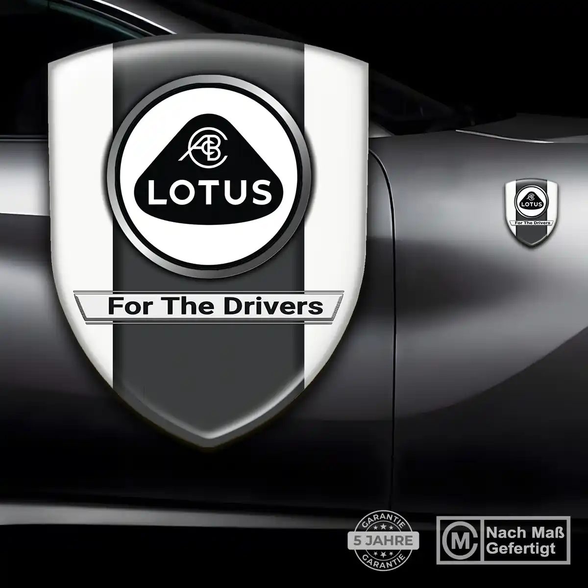 Lotus Aufkleber 3D Gel Wappen Tuningfahrzeug